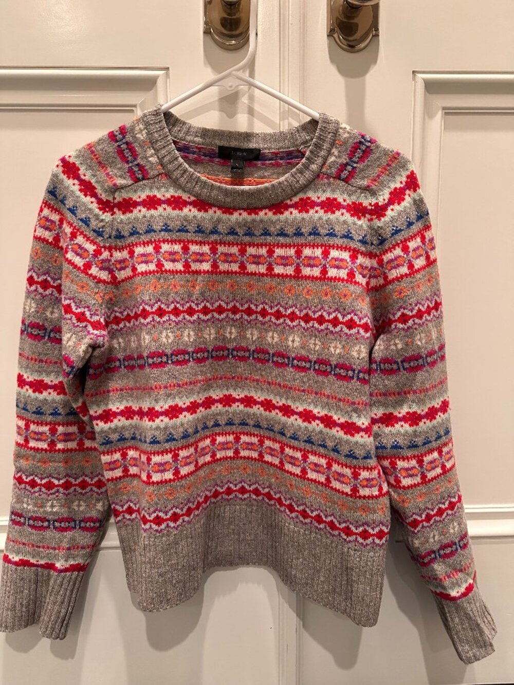 J. Crew Wool Fair Isle Sweater